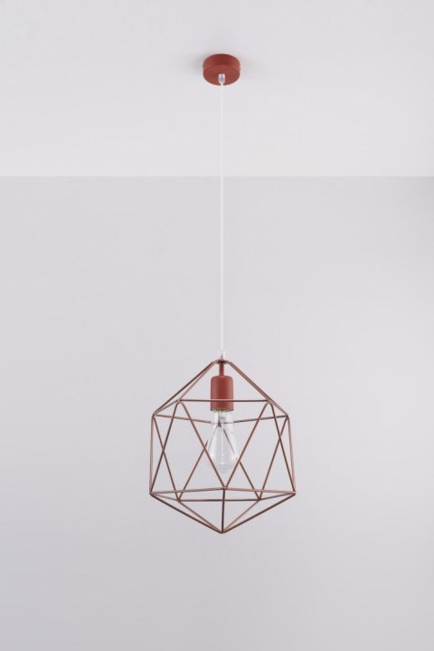 Lampa wisząca Gaspare miedziana żyrandol kuchnia salon pokój Lampa wisząca Gaspare miedziana żyrandol kuchnia salon pokój