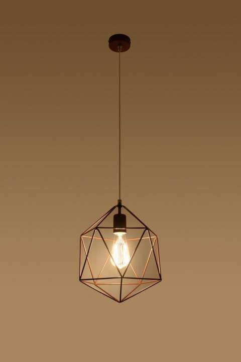 Lampa wisząca Gaspare miedziana żyrandol kuchnia salon pokój Lampa wisząca Gaspare miedziana żyrandol kuchnia salon pokój