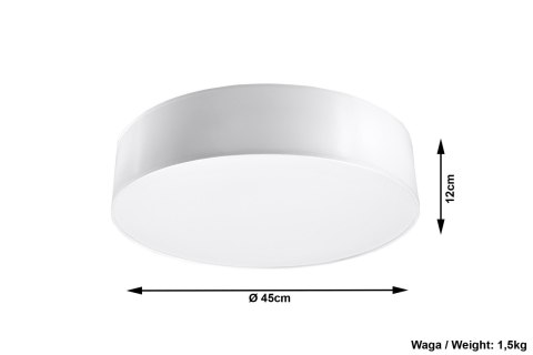 Plafon ARENA 45 Biały sufit sufitowa lampa spot punkt Plafon ARENA 45 Biały sufit sufitowa lampa spot punkt