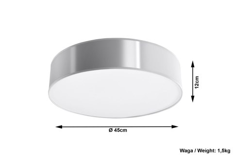 Plafon ARENA 45 Szary sufit sufitowa lampa spot punkt Plafon ARENA 45 Szary sufit sufitowa lampa spot punkt