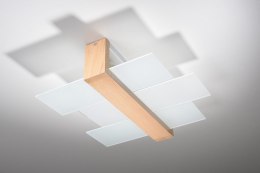 Plafon FENIKS 2 Naturalne Drewno sufit sufitowa lampa spot punkt