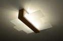 Plafon FENIKS 2 Naturalne Drewno sufit sufitowa lampa spot punkt