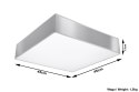 Plafon HORUS 45 Szary sufit sufitowa lampa spot punkt