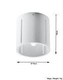 Plafon INEZ Biały sufit sufitowa lampa spot punkt