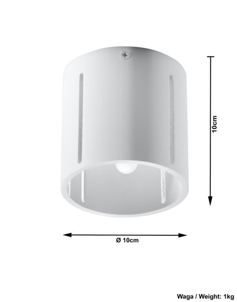Plafon INEZ Biały sufit sufitowa lampa spot punkt Plafon INEZ Biały sufit sufitowa lampa spot punkt