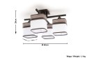 Plafon LATTE 4 sufit sufitowa lampa spot punkt Plafon LATTE 4 sufit sufitowa lampa spot punkt