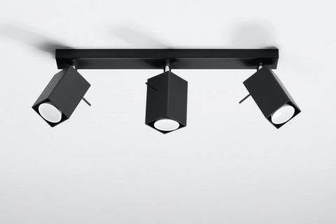 Plafon MERIDA 3 Czarny sufit sufitowa lampa spot punkt Plafon MERIDA 3 Czarny sufit sufitowa lampa spot punkt