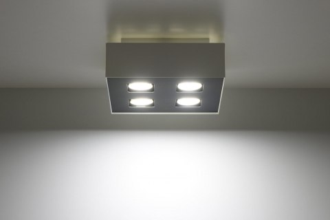 Plafon MONO 4 Biały sufit sufitowa lampa spot punkt Plafon MONO 4 Biały sufit sufitowa lampa spot punkt