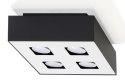 Plafon MONO 4 Czarny sufit sufitowa lampa spot punkt