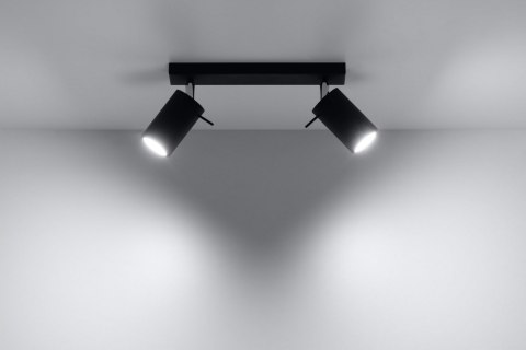 Plafon RING 2 Czarny sufit sufitowa lampa spot punkt Plafon RING 2 Czarny sufit sufitowa lampa spot punkt