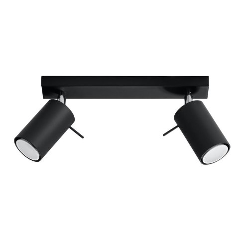Plafon RING 2 Czarny sufit sufitowa lampa spot punkt Plafon RING 2 Czarny sufit sufitowa lampa spot punkt