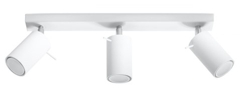 Plafon RING 3 Biały sufit sufitowa lampa spot punkt