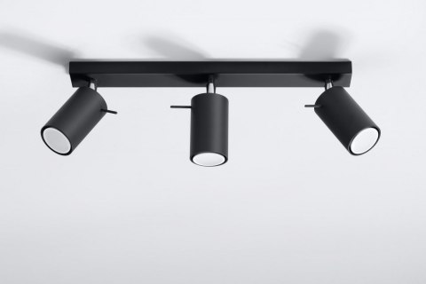 Plafon RING 3 Czarny sufit sufitowa lampa spot punkt Plafon RING 3 Czarny sufit sufitowa lampa spot punkt