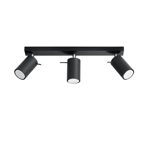 Plafon RING 3 Czarny sufit sufitowa lampa spot punkt Plafon RING 3 Czarny sufit sufitowa lampa spot punkt