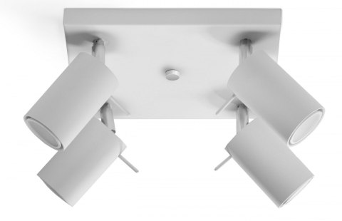 Plafon RING 4 Biały sufit sufitowa lampa spot punkt Plafon RING 4 Biały sufit sufitowa lampa spot punkt