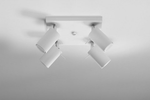 Plafon RING 4 Biały sufit sufitowa lampa spot punkt Plafon RING 4 Biały sufit sufitowa lampa spot punkt
