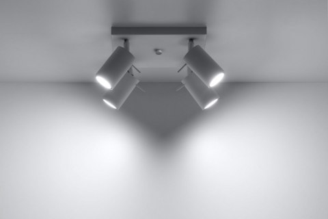 Plafon RING 4 Biały sufit sufitowa lampa spot punkt Plafon RING 4 Biały sufit sufitowa lampa spot punkt