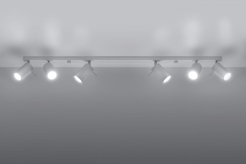 Plafon RING 6L Biały sufit sufitowa lampa spot punkt Plafon RING 6L Biały sufit sufitowa lampa spot punkt