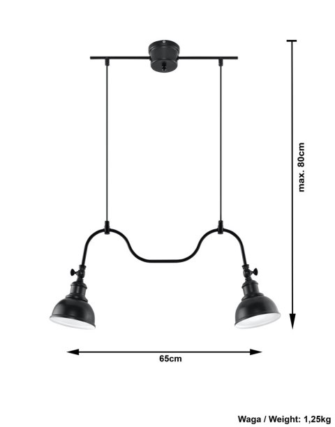 Żyrandol MARE 2 wiszący salonowy lampa domowy Żyrandol MARE 2 wiszący salonowy lampa domowy