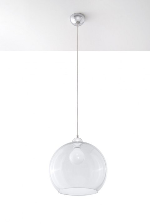 Lampa Wisząca BALL przezroczysta żyrandol kuchnia salon pokój Lampa Wisząca BALL przezroczysta żyrandol kuchnia salon pokój