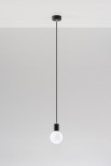 Lampa Wisząca EDISON Czarna żyrandol kuchnia salon pokój