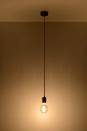 Lampa Wisząca EDISON Czarno-Biała żyrandol kuchnia salon pokój