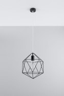 Lampa Wisząca Gaspare Czarna żyrandol kuchnia salon pokój