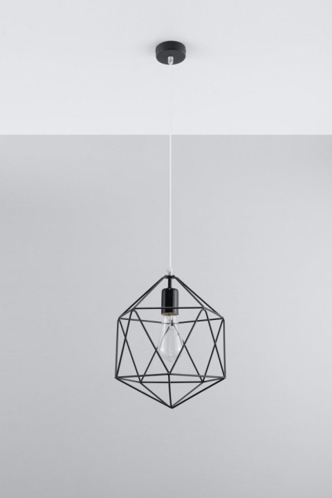 Lampa Wisząca Gaspare Czarna żyrandol kuchnia salon pokój Lampa Wisząca Gaspare Czarna żyrandol kuchnia salon pokój