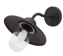 Lampa ogrodowa latarnia MARINE BLACK kinkiet IP44