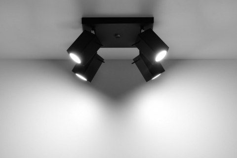Plafon MERIDA 4 Czarny sufit sufitowa lampa spot punkt Plafon MERIDA 4 Czarny sufit sufitowa lampa spot punkt