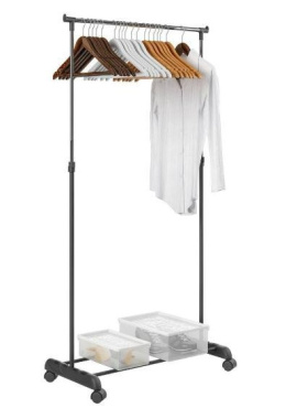 Wieszak stojak koszule regulowany 90-155 cm GREY