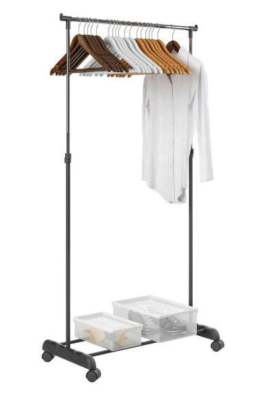 Wieszak stojak koszule regulowany 90-155 cm GREY Wieszak stojak koszule regulowany 90-155 cm GREY