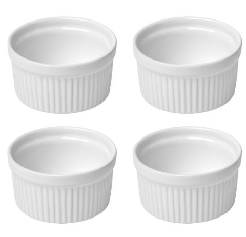 Formy pieczenia ceramiczne 4 szt białe MUFINKI równy wypiek mal potrawy Formy pieczenia ceramiczne 4 szt białe MUFINKI równy wypiek mal potrawy