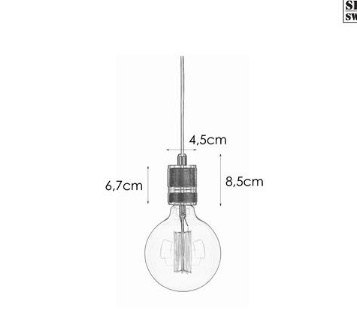 Lampa wisząca ETUI 1L 106619 Markslojd mosiądz żyrandol Lampa wisząca ETUI 1L 106619 Markslojd mosiądz żyrandol