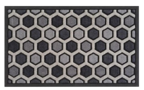 Wycieraczka Hanny 75x46 cm polipropylen szara Wycieraczka Hanny 75x46 cm polipropylen szara