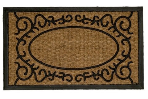 Wycieraczka gumowa kokos TRU 45x75cm rama guma Wycieraczka gumowa kokos TRU 45x75cm rama guma
