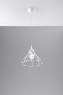 Lampa Wisząca ANATA Biała lampa domowa nowoczesna kuchnia salon jadalnia