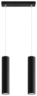 Lampa Wisząca LAGOS 2 Czarny lampa domowa nowoczesna kuchnia salon jadalnia
