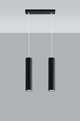 Lampa Wisząca LAGOS 2 Czarny lampa domowa nowoczesna kuchnia salon jadalnia
