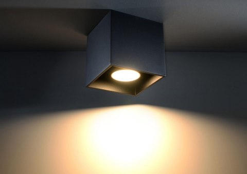 Plafon QUAD 1 Czarny lampa domowa nowoczesna kuchnia salon jadalnia Plafon QUAD 1 Czarny lampa domowa nowoczesna kuchnia salon jadalnia