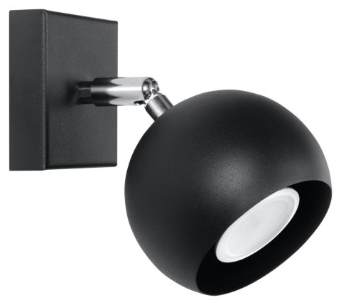 Kinkiet OCULARE Czarny lampa domowa nowoczesna kuchnia salon jadalnia