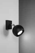 Kinkiet OCULARE Czarny lampa domowa nowoczesna kuchnia salon jadalnia