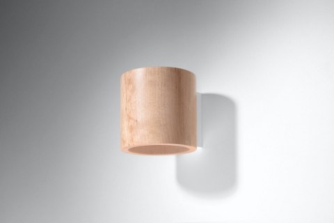 Kinkiet ORBIS Naturalne Drewno lampa domowa nowoczesna kuchnia salon jadalnia Kinkiet ORBIS Naturalne Drewno lampa domowa nowoczesna kuchnia salon jadalnia