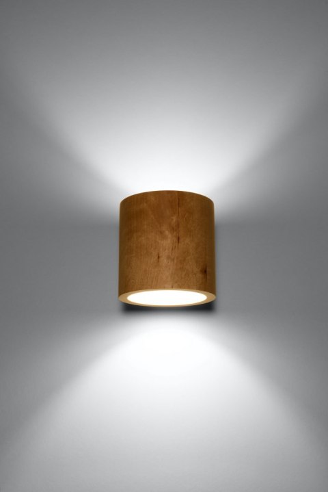 Kinkiet ORBIS Naturalne Drewno lampa domowa nowoczesna kuchnia salon jadalnia Kinkiet ORBIS Naturalne Drewno lampa domowa nowoczesna kuchnia salon jadalnia