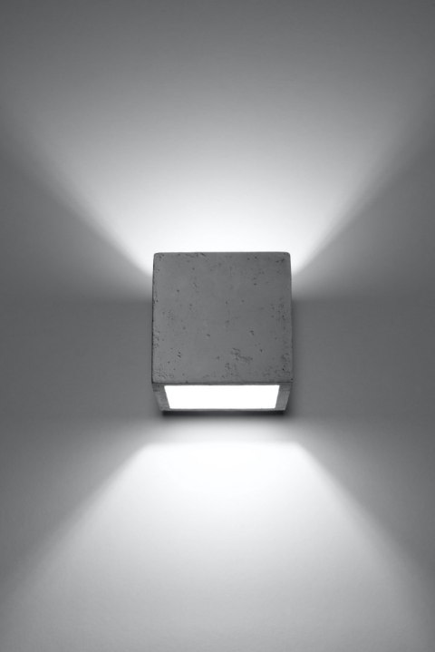 Kinkiet QUAD Beton lampa domowa nowoczesna kuchnia salon jadalnia Kinkiet QUAD Beton lampa domowa nowoczesna kuchnia salon jadalnia