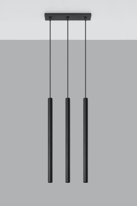 Lampa Wisząca PASTELO 3 Czarna lampa domowa nowoczesna kuchnia salon jadalnia Lampa Wisząca PASTELO 3 Czarna lampa domowa nowoczesna kuchnia salon jadalnia