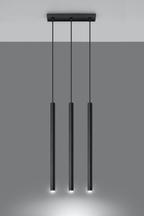Lampa Wisząca PASTELO 3 Czarna lampa domowa nowoczesna kuchnia salon jadalnia Lampa Wisząca PASTELO 3 Czarna lampa domowa nowoczesna kuchnia salon jadalnia