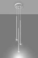 Lampa Wisząca PASTELO 3P Biała lampa domowa nowoczesna kuchnia salon jadalnia