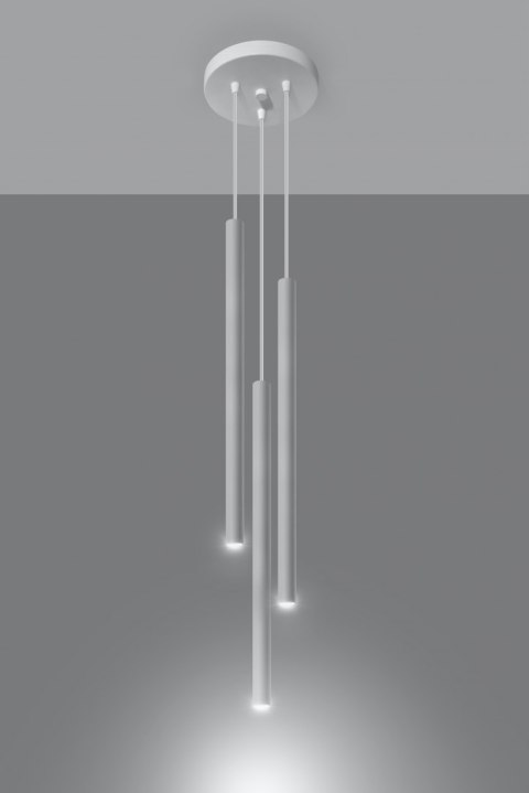 Lampa Wisząca PASTELO 3P Biała lampa domowa nowoczesna kuchnia salon jadalnia Lampa Wisząca PASTELO 3P Biała lampa domowa nowoczesna kuchnia salon jadalnia
