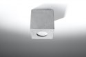 Plafon QUAD Beton lampa domowa nowoczesna kuchnia salon jadalnia
